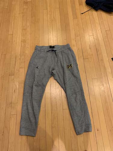 JUMP MAN! University of Michigan RARE Gray Unisex XL Air Jordan Pants