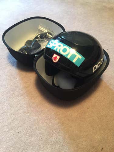 Black Unisex Medium/Large POC Skull Orbic Comp Spin Helmet FIS Legal