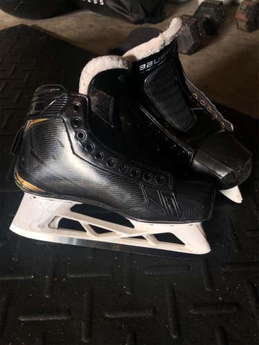 Used Bauer Supreme S29 D&R (Regular)  Size 9 Hockey Goalie Skates