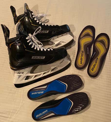 Bauer Supreme 2S Pro Ice Hockey Skates 10.0 EE with Blacksteel