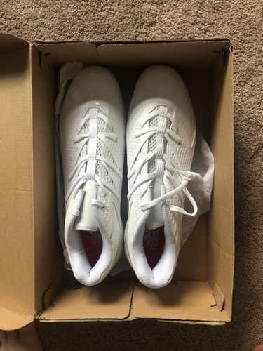New Adidas White Cleats Size 13