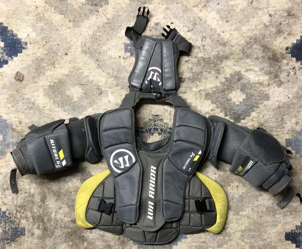 Junior Used Large Warrior Ritual G2 Goalie Chest Protector