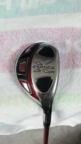 Used Men's Tour Edge Right Handed XCG-3 Hybrid Stiff Flex 3H