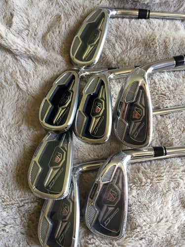 New Right Handed D350 Stiff Flex Steel Shaft Iron Set