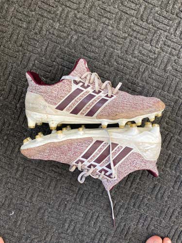 Adult Men's 10.5 (W 11.5) Adidas Ultra Boost Cleats Texas A&M