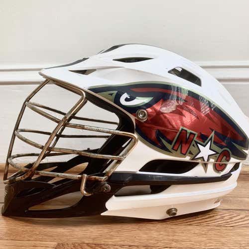 White Used Player Cascade Helmet