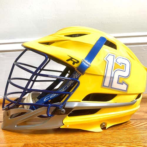 Yellow Used Player Cascade Helmet
