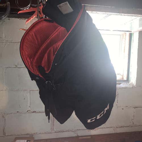 Black Used XL CCM HP45X Pro Stock Hockey Pants