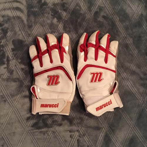 Marucci Batting Gloves Men’s XXL Used White/Red
