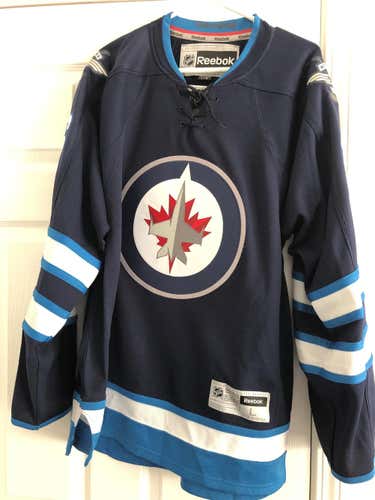 Blue Men's Large Wheeler Reebok Jersey