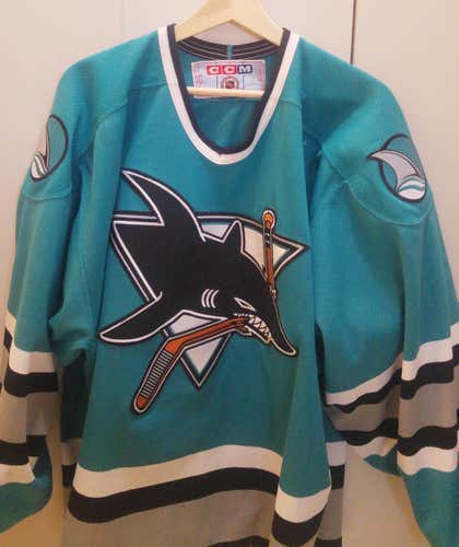 Vintage CCM San Jose Sharks Jersey