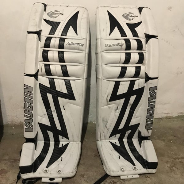 Used 34" Vaughn Velocity V4 Goalie Leg Pads