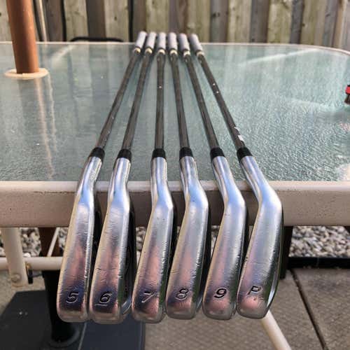 Used Right Handed 2011 Tour Preferred MC Steel Shaft Iron Set 5-PW