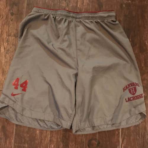 Team Issued Gray Harvard men’s Lacrosse Short- Size XL