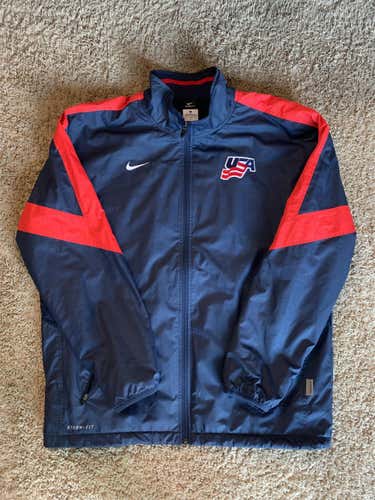 USA Hockey Men's Medium Nike Storm-Fit Jacket