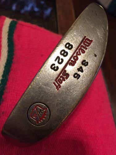 Wilson 8823 345 Putter RH 35” w Original Wilson Leather Wrap Grip