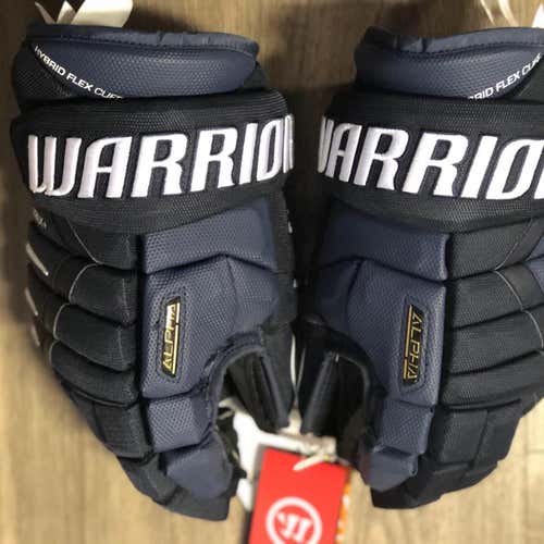 New Blue Senior Warrior Alpha DX Gloves 15"