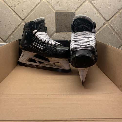 Used Supreme 2S Pro Goalie Skates D&R (Regular)  Size 6.5