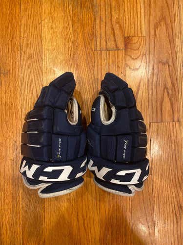 Navy Blue Used CCM Tacks 4 Roll Pro 13" Washington Little Caps