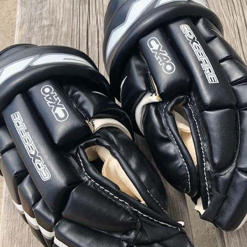 VIC Crossfire CX40 14" Black New Senior Hockey Gloves