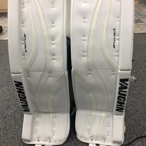 White New 32" Vaughn Ventus LT88  Goalie Leg Pads