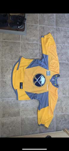 Buffalo Sabers NHL Reebok Edge Goalie Cut Practice Jersey