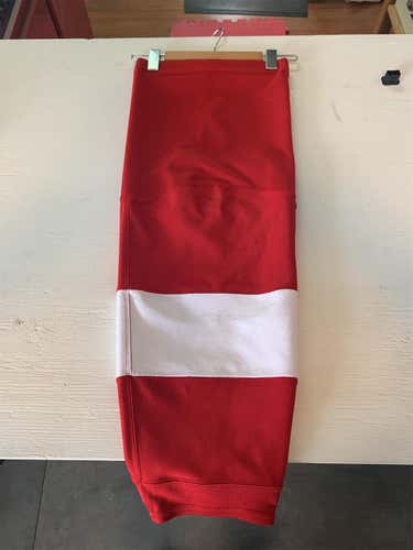 Red Senior XL CCM Pro Stock Socks