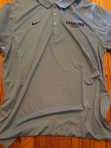 UNC Lacrosse Team Issued Men's Nike Polo Shirt