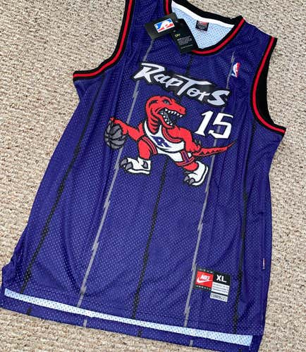 Vince Carter Throwback Raptors Size XL Jersey