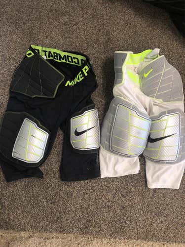 2 Used Large Nike nike pro combat Girdles