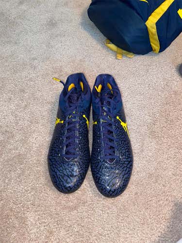 Great Condition Michigan Team Issued Jordan Cleats (size 11)