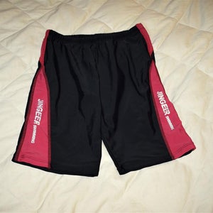 Jingeer Swimming Swimwear, Black/Red, Large