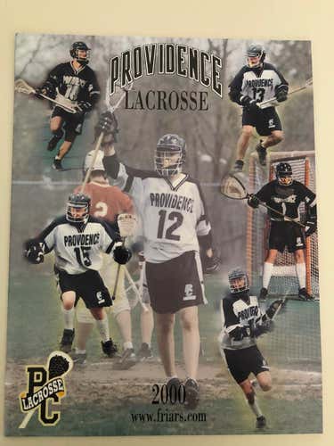 2000 Providence College Men's Lacrosse Media Guide Book