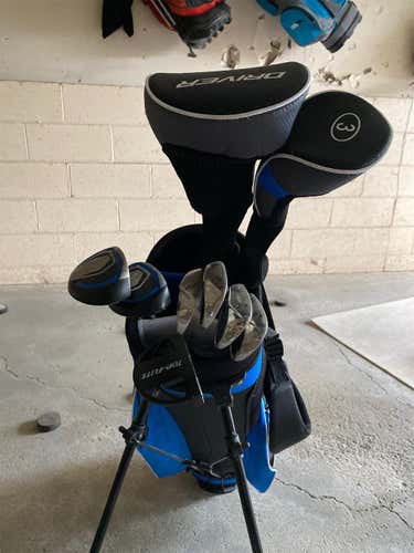 Used Left Handed Stiff Flex (9 Clubs) Clubs (Full Set)