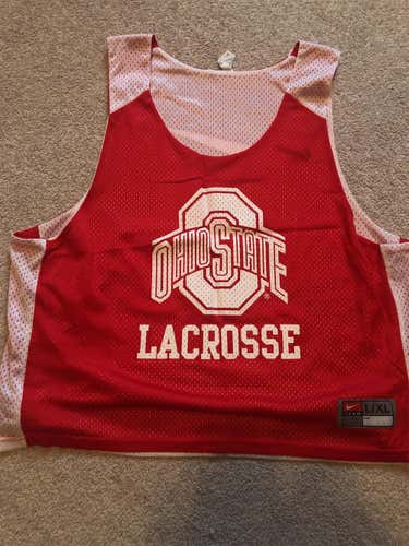 Men's Nike XL Ohio State Lacrosse Practice Pinnie