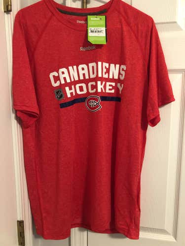 Red Adult XL Reebok Shirts