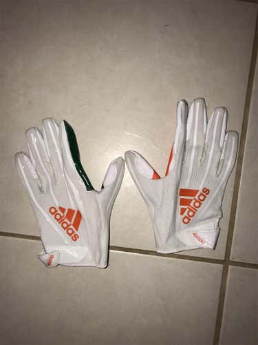 MIAMI HURRICANES GAME WORN GLOVES