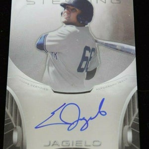 Authentic Autographed Baseball Card Eric Jagielo New York Yankees