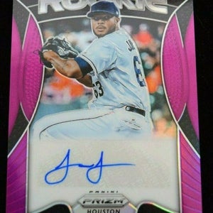 Authentic Autographed Baseball Card Josh James Houston Astros