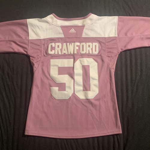 Corey CrawfordPink Women's Adidas Jersey