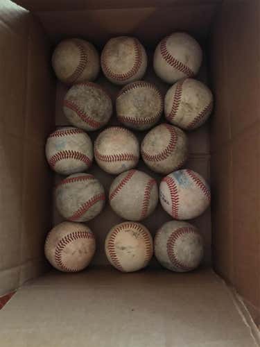 Used  15 Pack Baseballs