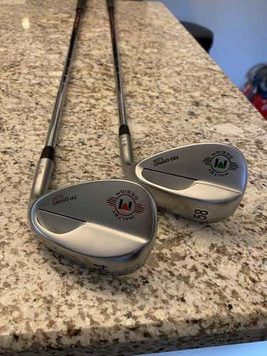2 Used Set Men's Golfworks Right Handed Maltby 54* TP Grind Plus MS 58* Grind Wedges
