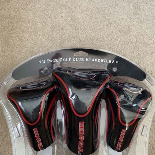 Rare Custom Georgia Bulldogs Golf Club Headcovers