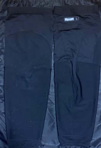 Black L Reebok Pro Socks