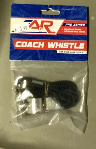 New Coaches Whistle with lanyard - 2 Pack! Hockey / Basketball / Football / Soccer
