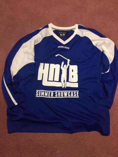Blue Used Adult Men's XL Bauer Jersey