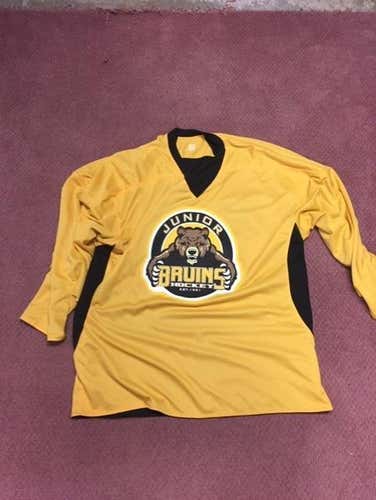 Black New Adult Men's XXL Jersey Pro Stock