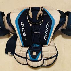 Bauer Reactor 9000 Chest and Arm Protector, intermediate small (used)