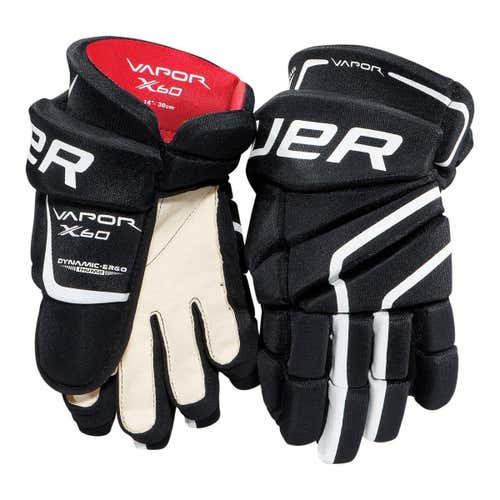 Black New Bauer Vapor X60 Gloves 11"