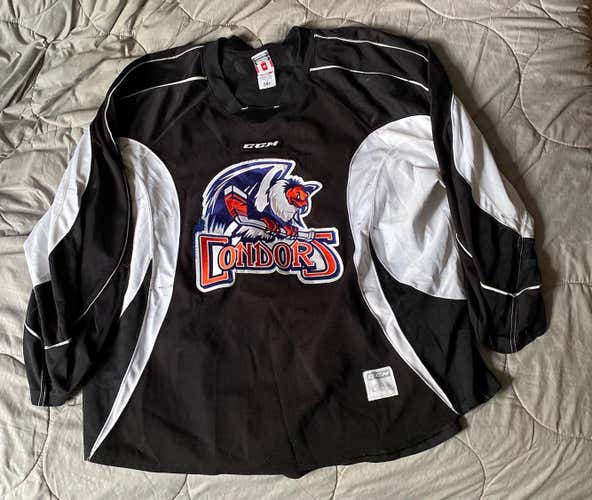 Condors AHL CCM Goalie Cut Jersey Size 58+